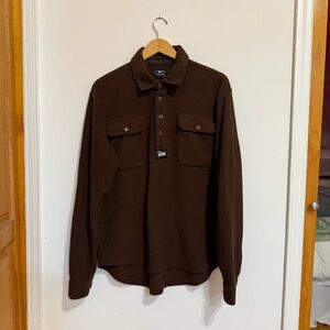 Patta Fleece Quarter-Button Sweater